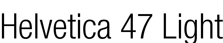 Helvetica 47 Light Condensed Yazı tipi ücretsiz indir